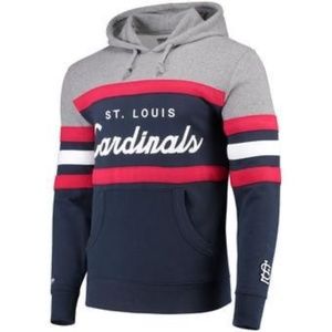 St. Louis Cardinals Mitchell & Ness Coach Hoodie - Size XXL